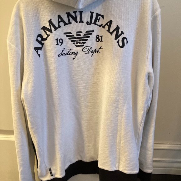 Reversible Armani Jeans Hoodie - Picture 5 of 12